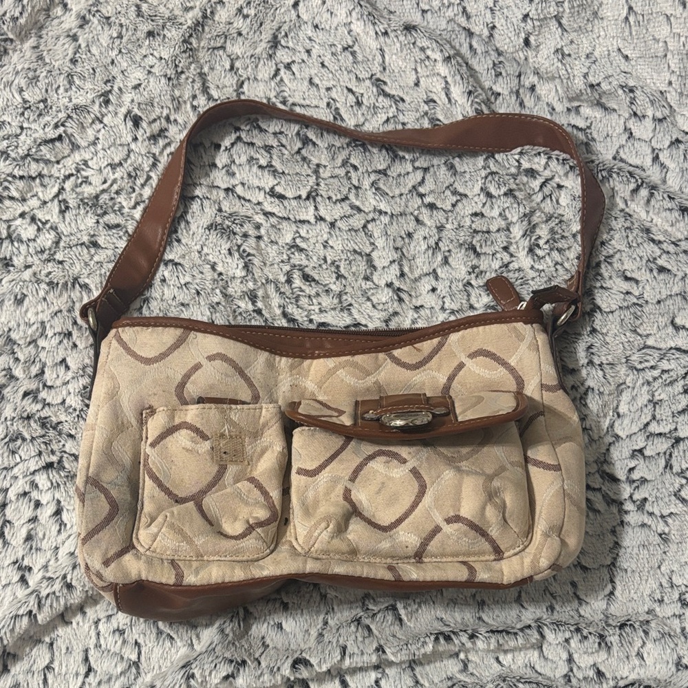 Stylish Brown Patterned Women's Bag